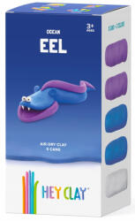 IMC Toys Hey Clay Műanyag Massza Szett Óceán Angolna 5 Tubus HCL50126PCS (HCL50126)