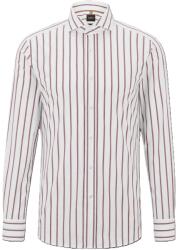HUGO BOSS Men's T-Hays-Spread-C1-232 Plain Long-Sleeve Shirt - Dark Red