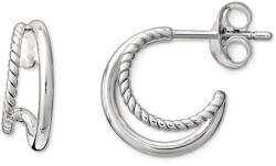 Tchibo - Dupla karikafülbevaló - ezüst