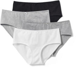 Tchibo - 4 női magas derekú alsó - nő - méret XXL 52/54 - fekete