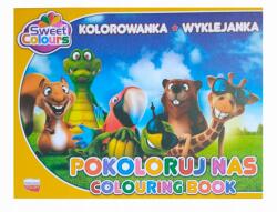 Koma-Plast Kifestőkönyv A5 Színezz Ki Minket Sweet Colours (P16)