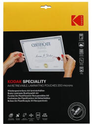 Kodak Lamináló fólia KODAK A/4 200 mikron újrahasználható 10 lapos (KO-LMA4RET-PK10F) - papir-bolt