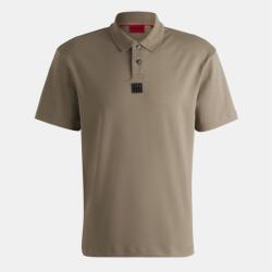HUGO Блуза с яка HUGO Mens HUGO Deabono Short Sleeve Polo Shirt with Logo Detail - Med Brown 219