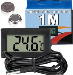 profiHOT Digitális Hőmérő, vízálló szondával, -50°C-tól +110°C-ig, LCD kijelzővel (AKWARIOWY LCD KUCHENNY TERRARIUM WINA SONDY)