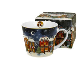 Duo Gift Porcelánbögre 610ml, dobozban, Christmas City (52343)