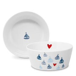 PPD - Paper Product Design Porcelántálka 15cm, Seaside Sailing