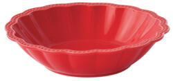 Easy Life Porcelán mélytányér 20cm, Elite red