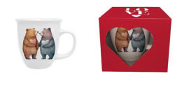 Duo Gift Porcelánbögre 650ml, dobozban, Bears 1 (61680)