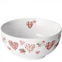 Ambiente Lovely Hearts porcelántál 6, 5x14cm (14819745)