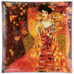 Hanipol Üvegtányér 25x25cm Klimt: Adele Bloch