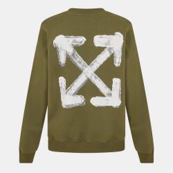 Off White Блуза Off White Men's Skate Relaxed Fit Crew Sweatshirt - Green Moss
