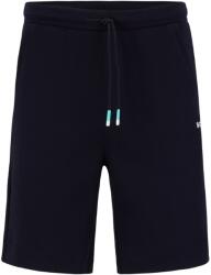 Boss Поларени къси панталони Boss Men's Fleece Jogger Shorts - Dark Blue