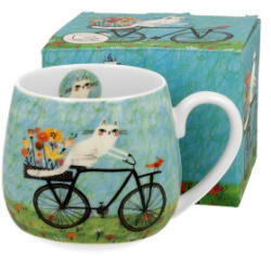 Duo Gift Porcelánbögre 430ml, dobozban, Bicycle (34509)