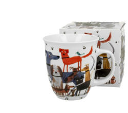 Duo Gift Porcelánbögre 650ml, dobozban, Dog walk (53937)