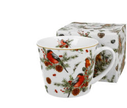 Duo Gift Porcelánbögre 610ml, dobozban, Christmas Birds (52954)