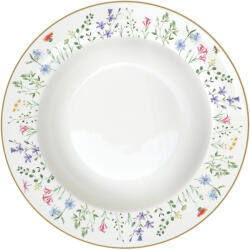 Easy Life Porcelán mélytányér 21, 5cm, Fleurs et Citrons