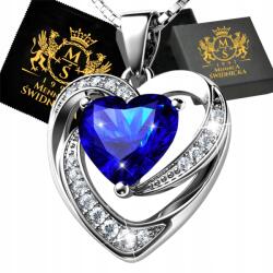 Mennica Świdnicka Nyaklánc Ezüst 925 Lánc Medál Szív Ajándék Gravírozás