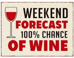 Clayre & Eef Fémkép 33x25cm, Wine