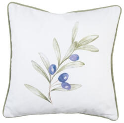 Clayre & Eef Párnahuzat 40x40cm, 100% pamut, Olive Fields - perfectodekor