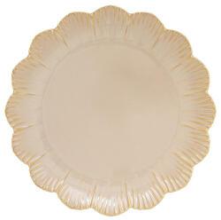 Easy Life Porcelán desszerttányér 21cm, Fleuri terracotta