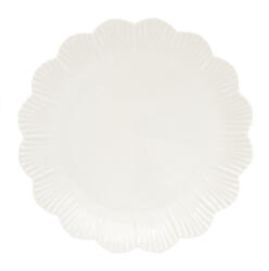 Easy Life Porcelán lapostányér 26cm, Fleuri white - perfectodekor