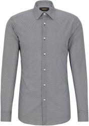 HUGO BOSS Риза Boss Men's Hays Kent Long Sleeve Plain Shirt - Blue