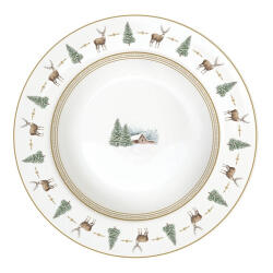 Easy Life Porcelán mélytányér 21, 5cm, White Forest (943WHIF)