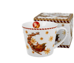 Duo Gift Porcelánbögre 610ml, dobozban, Santa on Sleigh (52251)