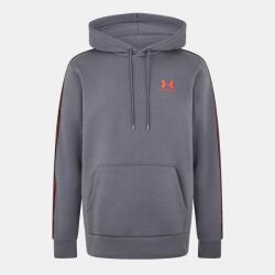 Under Armour Мъжки суичър Under Armour Icon Fleece Taping Hoodie Mens - Castlerock/Red