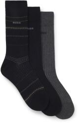 Boss Чорапи Boss 3 Pack Rib Stripe Socks - Black 001