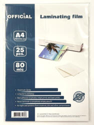 OP Lamináló fólia A/4 Trend 80 mikronos 25 darabos