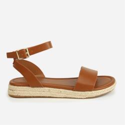 Wheres That From Сандали Wheres That From Women's Raffia Flatform Sandals - Tan