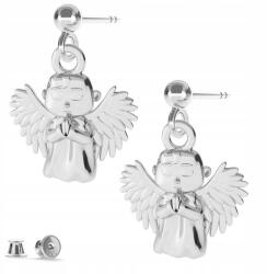 Larezo Ezüst fülbevaló Angyalka 925 (srebrne sztyfty wiszące wkrętki damskie kulki)
