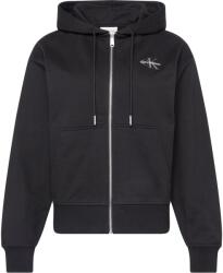Calvin Klein Суичър Calvin Klein Jeans MONOLOGO FRENCH TERRY HOODIE - Black