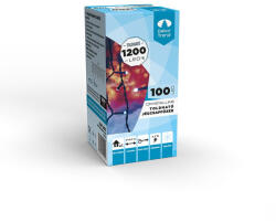 DekorTrend Crystalline toldható LED jégcsapfüzér 3, 0x0, 4 m 100 db HIDEG FEHÉR LED-del, fekete kábellel (KAT_205)