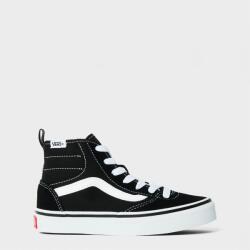 Vans Детски маратонки Vans Unisex Kids' Ashwood Canvas High-Top Trainers - Black/White BA2