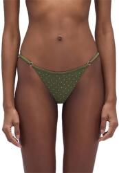 SUNDEK Keer briefs with adjustable side ties and rhinestones bikini bottom - Green (Curuba)