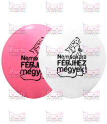  Nemsokára férjhez megyek lufi, 30cm vegyes (5db)