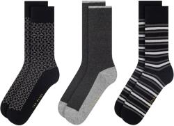 Ted Baker Чорапи Ted Baker Men's Formal Crew Socks - Blk Strp Mix