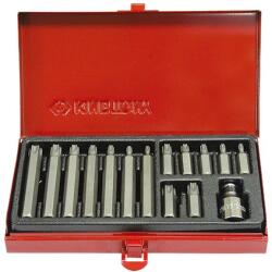 KING TONY bitkészlet, torx, 10 mm, 15 darabos (1015PQ)