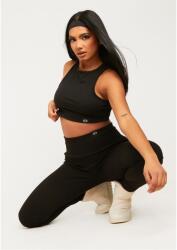 Missy Empire Фланелка Missy Empire Missy Tab Detail Jersey Racer Top - Black