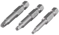 wolfcraft négyszögletes bitfej készlet, SP1, SP2, SP3 x 50 mm (1266000)