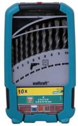 wolfcraft kőzetfúró készlet normál befogás 10db-os 3-10mm (8616000)