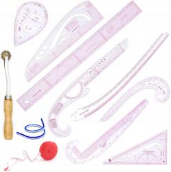 Szabás-varrás Vonalzó Készlet 15 Db-os (MWSRT01)