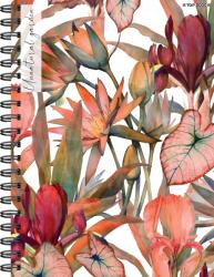 TOP-2000 Spirálos Jegyzetfüzet A4 80K Kockás Flowers Top 2000 WZ1 (400169436)