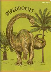 TOP-2000 Füzet A5 60 K Dino/spring Vonal TOP2000 WZ1 (5904017411314)