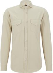 HUGO BOSS Риза Boss Men's Romeo Long Sleeve Plain Shirt - Light Beige