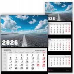 Háromrészes Naptár 2026 Fali Irodai Stílus Divatos Dekorációs Ajándék