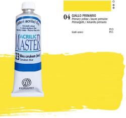 FERRARIO Master akrilfesték, 60 ml - 04, primary yellow