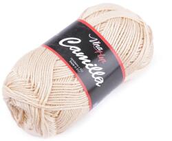 Vlna Hep Vlna-Hep Camilla mercerizált pamut fonal, 8208, ecrü